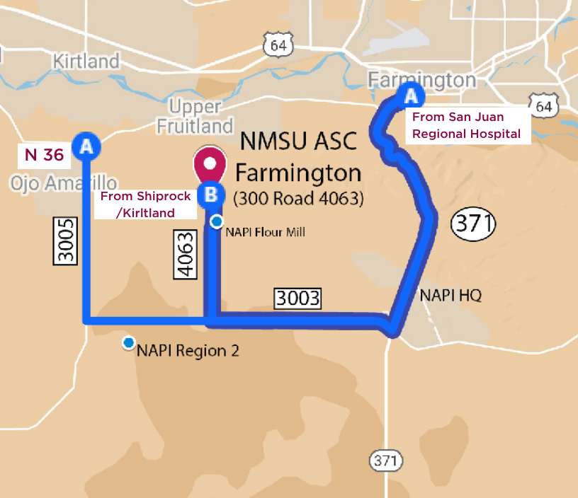 Farmington Map